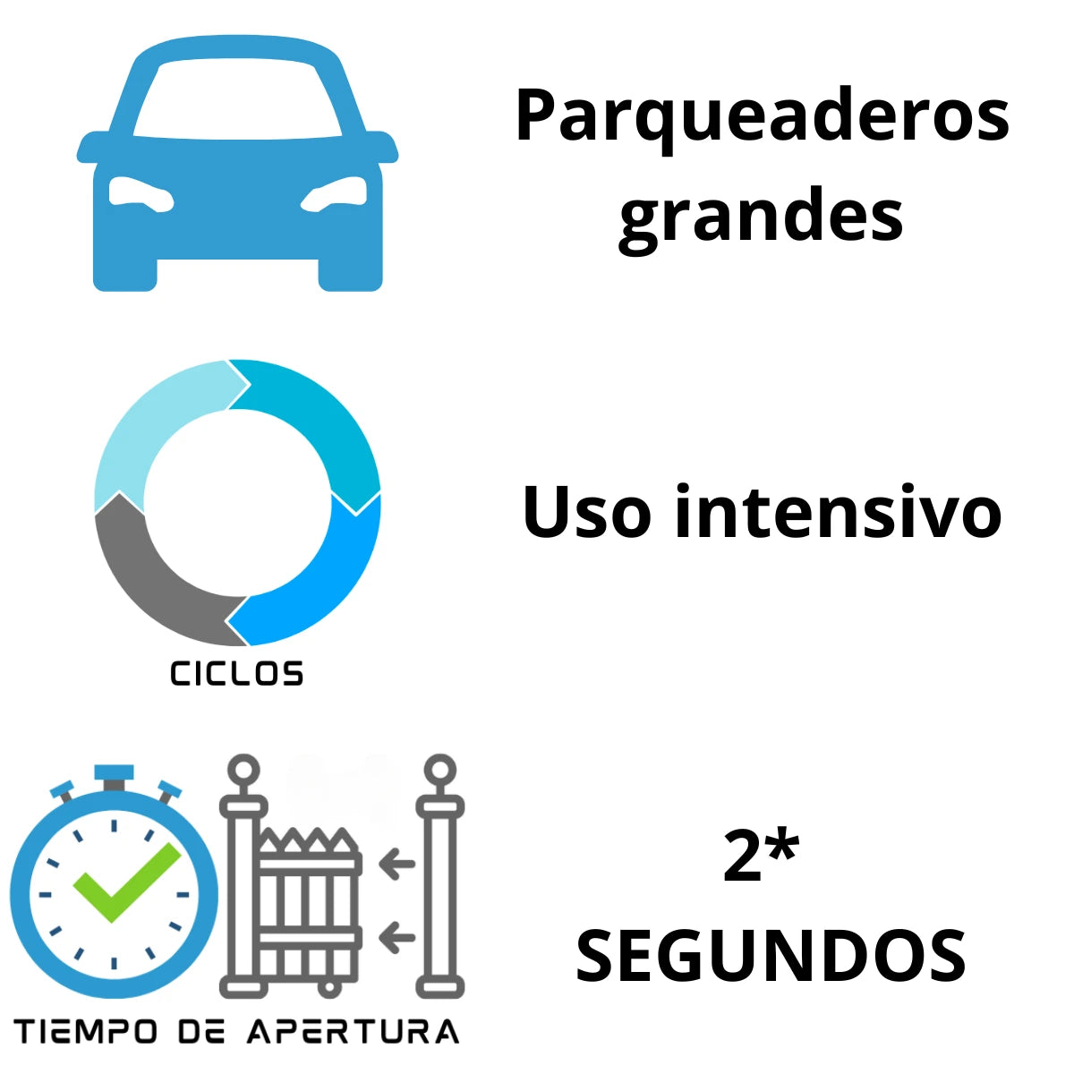 Talanquera Vehicular, Barrera Automática K10 Sin Asta