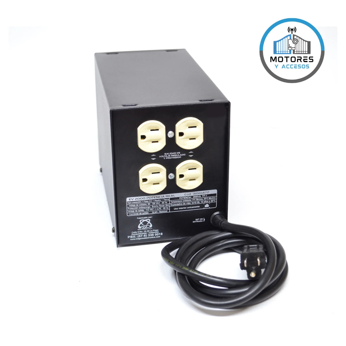Regulador de voltaje 2000W 220V