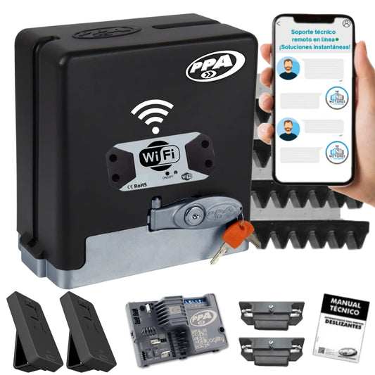 Motor Portón Corredizo Dz Stark Home 400 Análogo Ppa Wifi