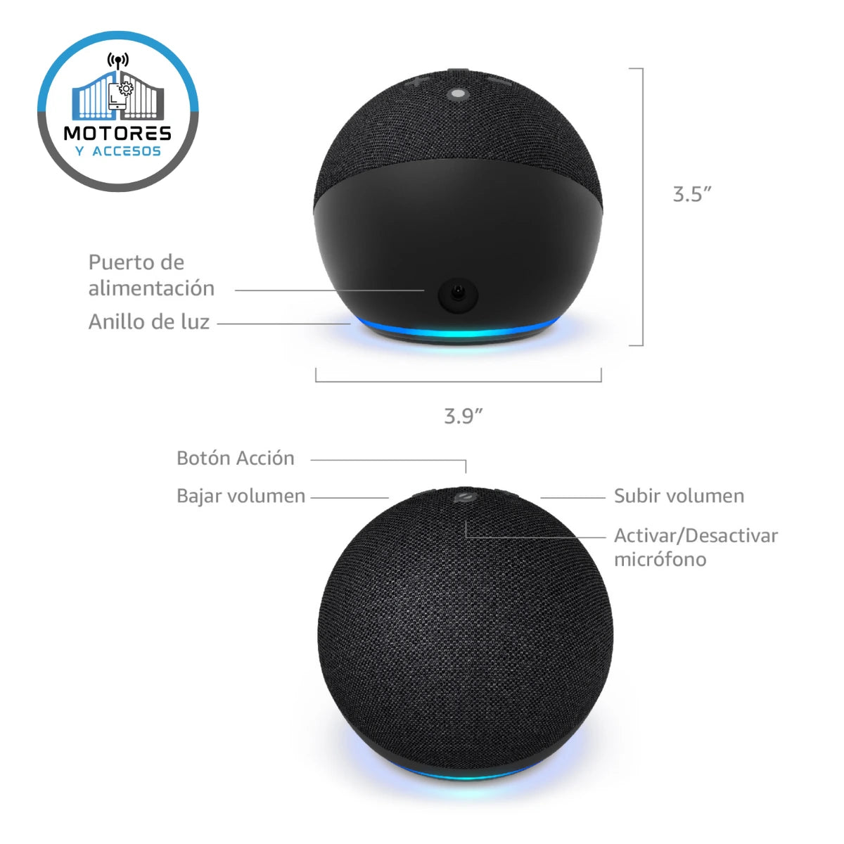 Amazon Echo Dot 5th Gen Con Asistente Virtual