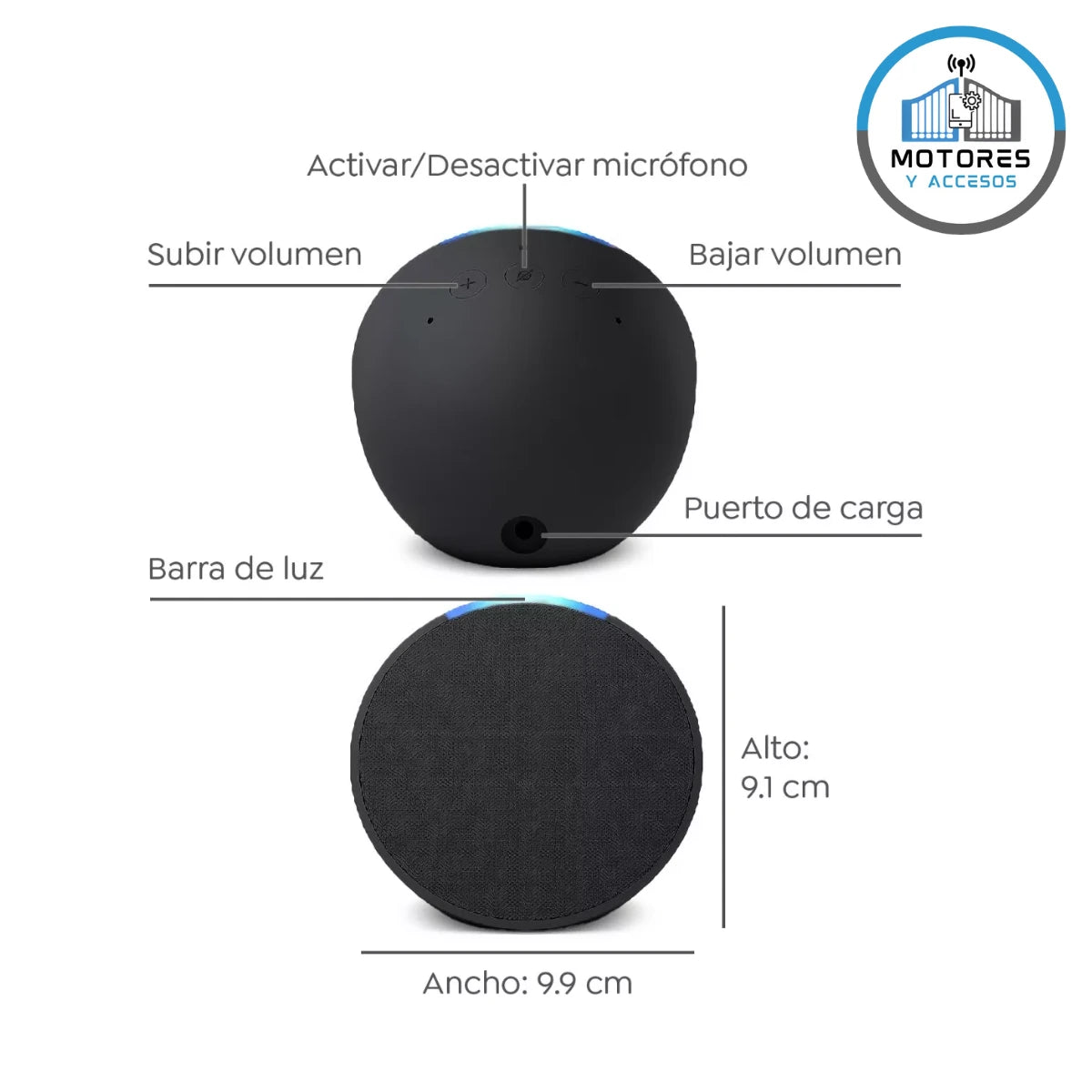 Amazon Echo Pop Con Asistente Virtual Alexa