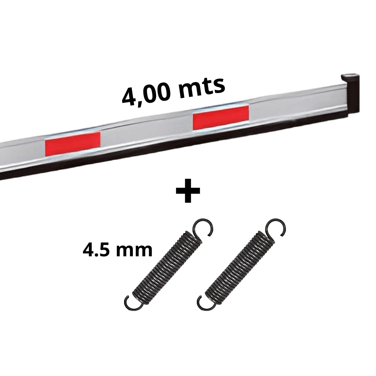 Asta De Barrera Automática O Talanquera 4mts Aluminio Ppa