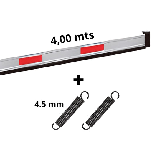 Asta De Barrera Automática O Talanquera 4mts Aluminio Ppa