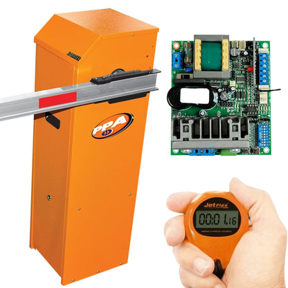 Talanquera Vehicular, Barrera Automática Barrier Sin Asta (Naranja)