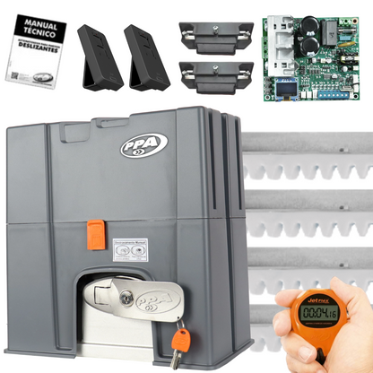 Motor Rápido Para Puerta Corrediza Dz 1500kg Ind Jetflex Ppa