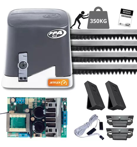 Motor Rápido Para Puerta Corrediza Dz Home 350kg Jetflex Ppa