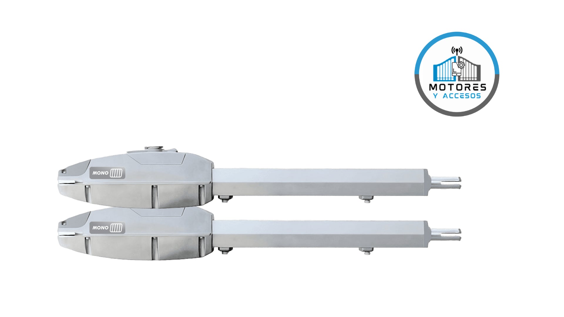 Equipo motor PPA Pivo SK Standard Análogo para portones batientes de doble hoja, capacidad de 125 kg por hoja