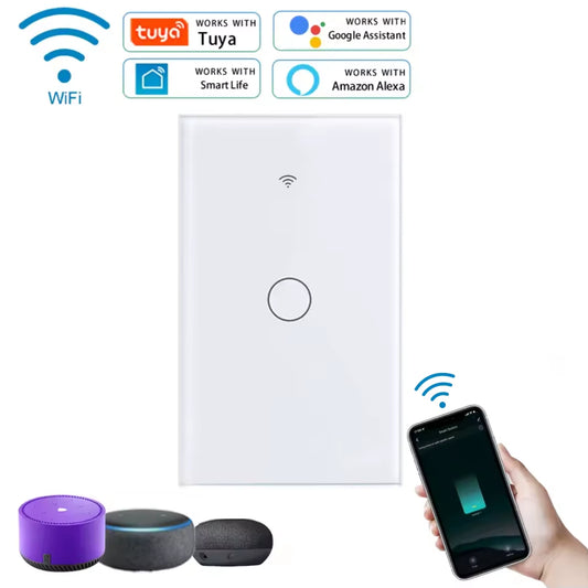 Interruptor Inteligente de Pared Táctil (1 Boton)