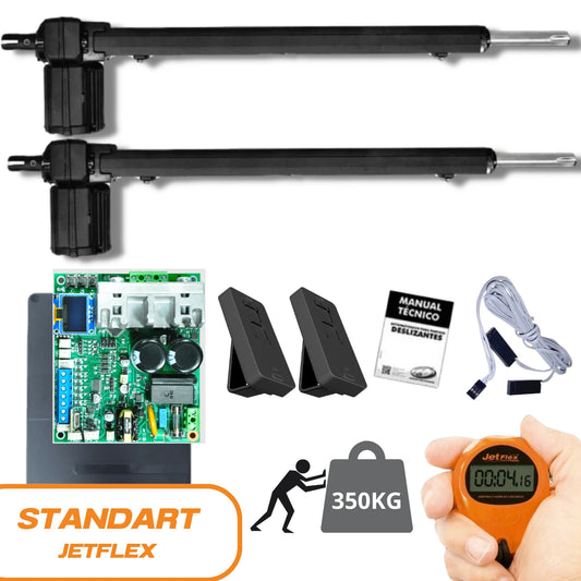 Motor Puerta Batiente Pivo Condominium Standart Jetflex Ppa (Doble hoja)